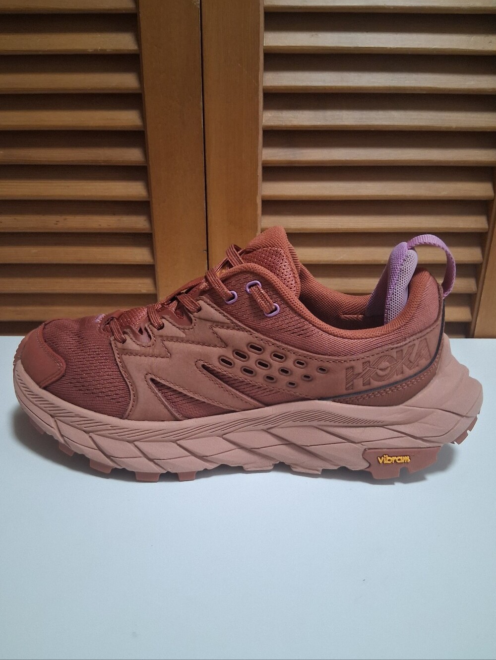 Hoka Anacapa Breeze Low Hiking Sneakers Baked Clay / Cork * Size: 7.5B